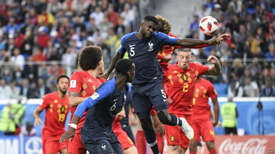 فرنسا أحد طرفي نهائي كأس العالم بانتظار كرواتيا أو إنجلترا
