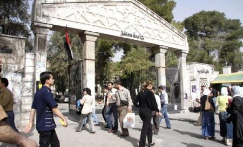 أمن النظام يعتقل طلاب جامعيين حاولوا التظاهر في دمشق