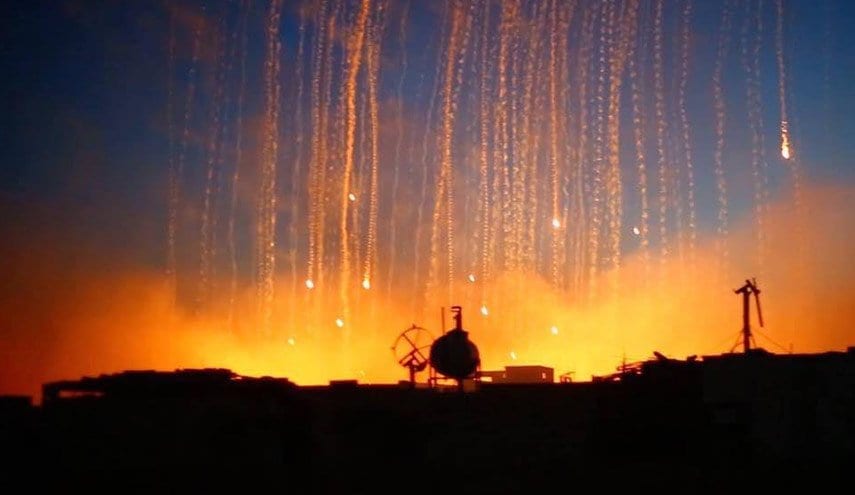 روسيا تتهم الولايات المتحدة باستخدام قنابل فوسفورية في دير الزور