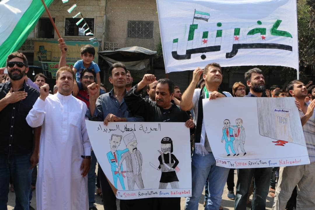 تحرير الشام تعتقل محام ناشط في حراك إدلب ضد الأسد وتنقله لسجن العقاب
