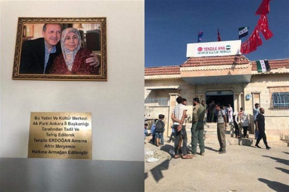عفرين: العدالة والتنمية يفتتح مركزاً باسم والدة أردوغان..  ومقتل مدني تحت التعذيب