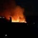 حرائق ضخمة في جبل الأربعين بمدينة القرداحة