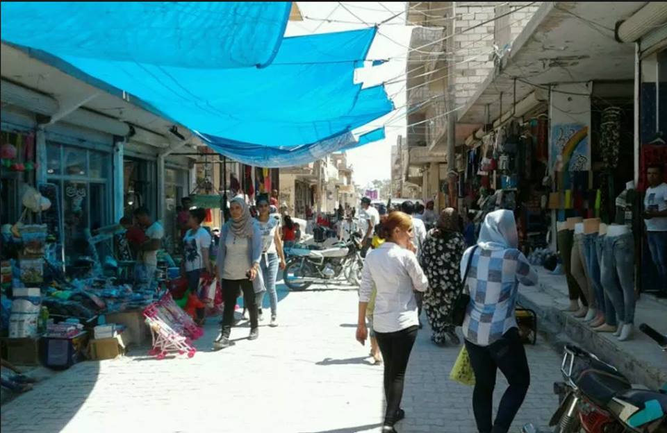 تراجع النشاط التجاري في عين العرب (كوباني).. والأهالي متخوفون من الهجوم التركي المحتمل شرق الفرات