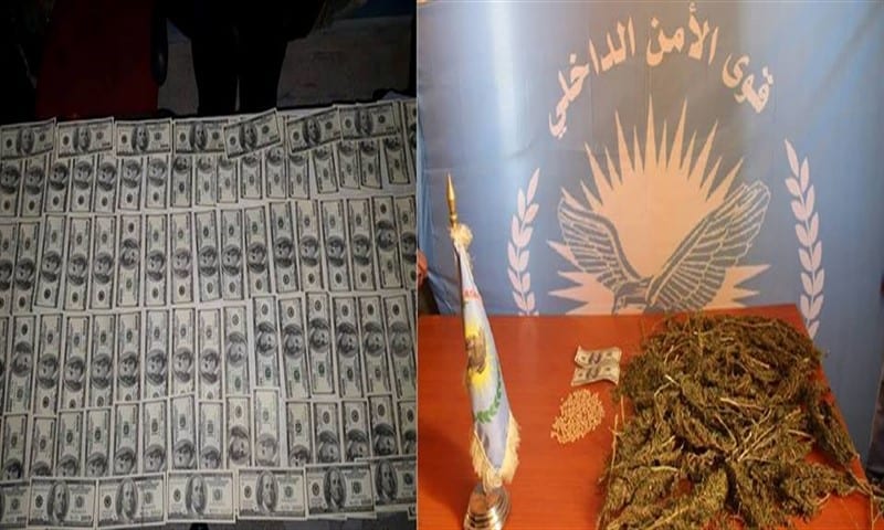 الأسايش تعلن ضبط شبكة تتاجر بالأسلحة والعملة المزورة في القامشلي