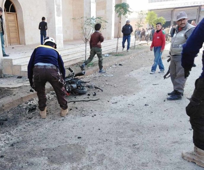 ضحايا بانفجار دراجة ملغّمة في جرابلس شرق حلب