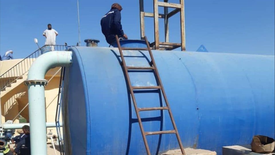 دير الزور.. محطة مياه (الدحلة) إلى العمل خلال شهر