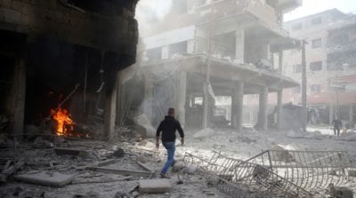 الحكومة السورية تدرس الاستفادة من مخلفات الأبنية المدمرة