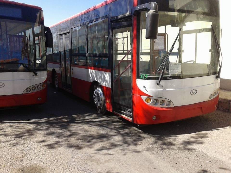 بعد طول انتظار.. “باصات” النقل الداخلي في مدينة السويداء