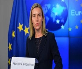 موغيريني تجدد تأييد الاتحاد الأوروبي للحل السياسي في سوريا
