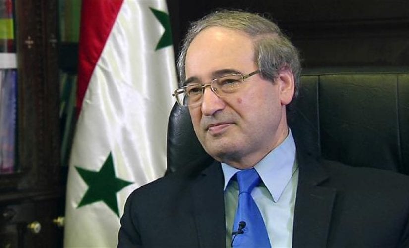 القائم بالأعمال البحريني يلتقي نائب وزير الخارجية السوري في دمشق