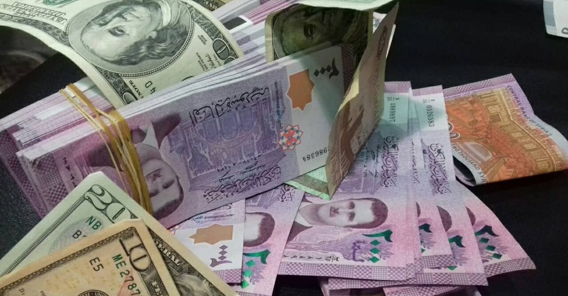 1080 ليرة للدولار الواحد في دمشق ولكل محافظة سعر صرف خاص
