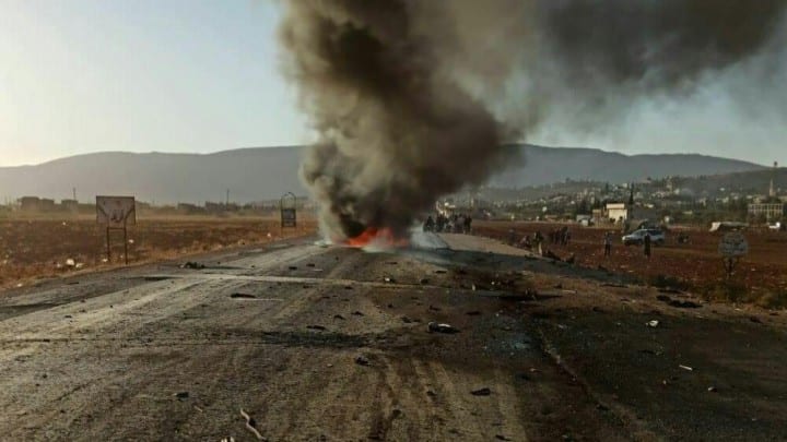 قصف جوّي باستخدام طائرات مسيّرة يستهدف شخصيّات في تنظيم «حراس الدين» بإدلب