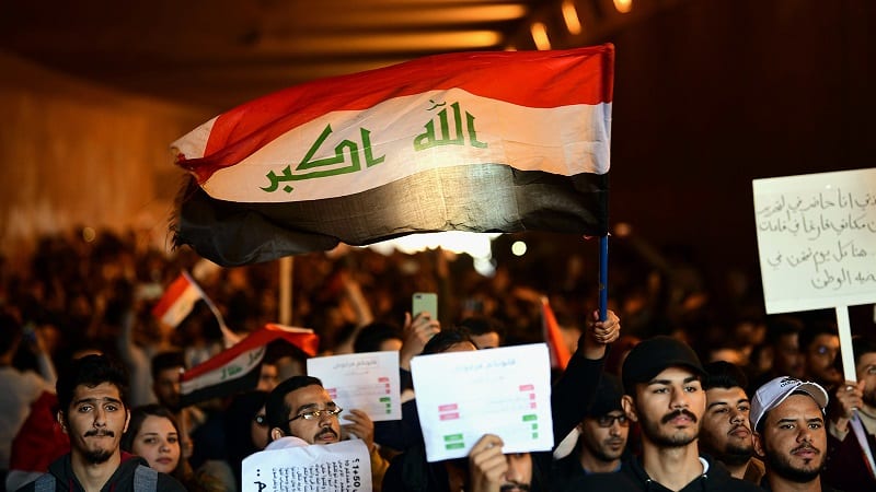حقوق الإنسان في العراق تُعلن حصيلة الإصابات في التظاهرات الأخيرة