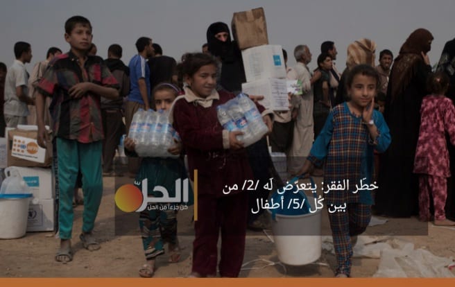 “اليونيسف”: خطَر الفقر يُهَدّد (40 %) من أطفال العراق