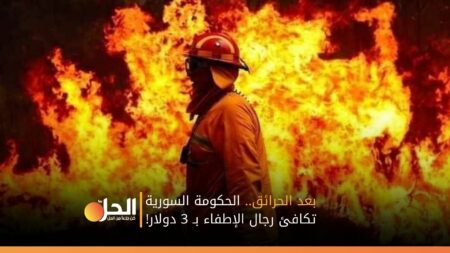 بعد الحرائق.. الحكومة السورية تكافئ رجال الإطفاء بـ 3 دولار!