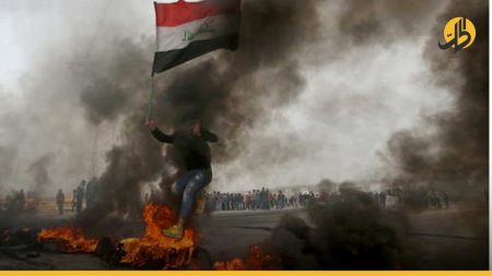 متظاهرو بغداد يتوجهون إلى “الخضراء”.. الكاظمي يوجه بحماية المحتجين