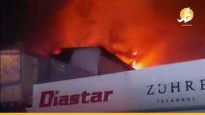 بعد مستشفى “ابن الخطيب”.. حريقٌ ضخم في كركوك (فيديو)