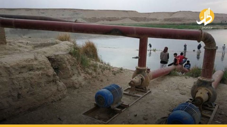 انخفاض منسوب مياه “نهر الفرات” يُهدّد المزارعين في دير الزور