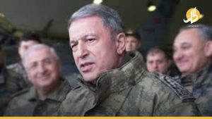 انتهاكٌ جديد.. فيديو يوثّق زيارة وزير الدفاع التركي “السرية” لجنوده بشمالي العراق!