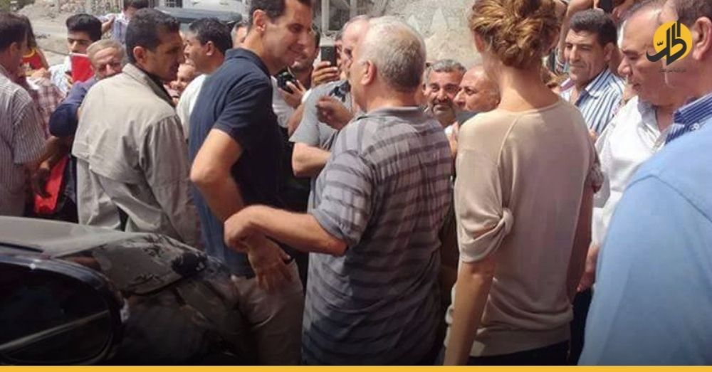 “بشار الأسد” يلتقي والد قيادي بفصائل المعارضة في طرطوس ويطلب اتصال مع ابنه!
