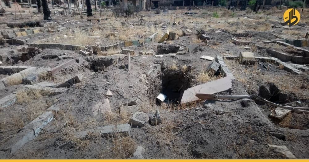 الرخام والحجارة في المقابر.. مصدر رزق جديد للميليشيات في دير الزور