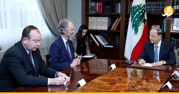 الرئيس اللبناني يطالب اللاجئين السوريين بالعودة وترك المساعدات