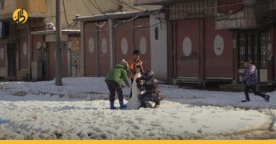  سقوط الثلوج والأمطار الغزيرة يحمل البشرى للمزارعين في شمال شرقي سوريا 