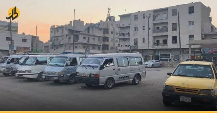سائقو السرافيس في حلب مهددين بالترحيل نحو الأرياف