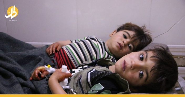 150 حالة تسمم خلال 48 ساعة في مخيمات للنازحين بإدلب