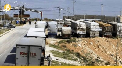 سوريا.. إغلاق معبر “نصيب” وسائقو الشاحنات يخشون تلف بضائعهم