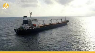 أول سفينة حبوب تبحر من أوكرانيا ترسو في ميناء طرطوس السوري