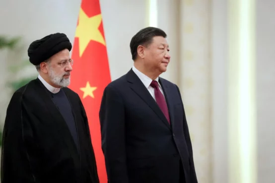 زيارة  الرئيس الصيني إلى إيران (رويترز)