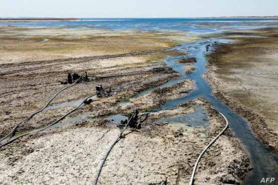 انخفاض مستوى نهر الفرات أدى إلى انتشار الجفاف في سوريا - موقع "الحرة"
