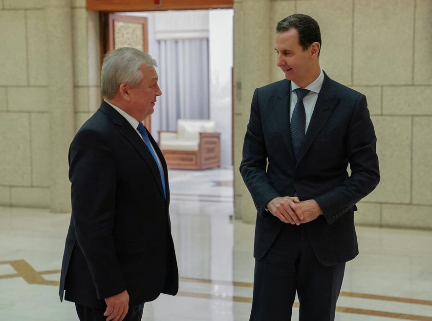 بشار الأسد وأنطونيو غوتيريش، الأمين العام للأمم المتحدة - إنترنت