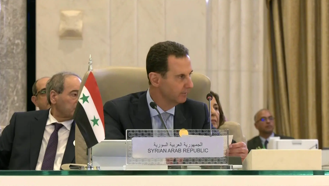 الرئيس السوري بشار الأسد في القمة العربية - إنترنت