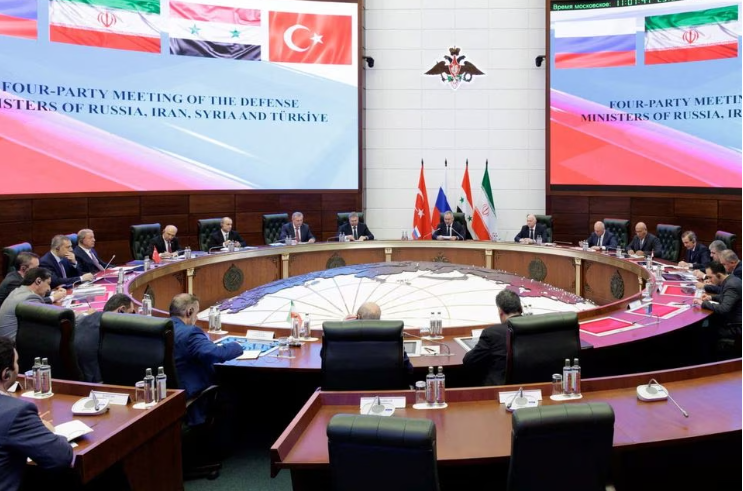 اجتماع وزراء دفاع روسيا وإيران وسوريا وتركيا في موسكو - "رويترز"