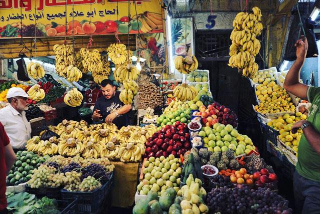كساد في بيع الخضراوات والفواكة السورية - إنترنت
