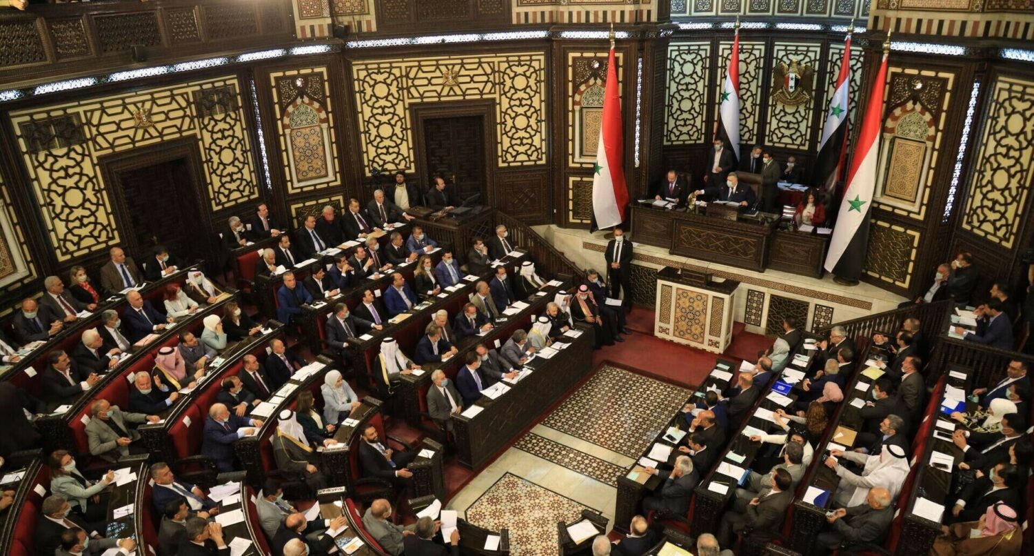 جلسة مجلس الشعب السوري التي عقدت تحت بند "مساءلة الحكومة" - إنترنت