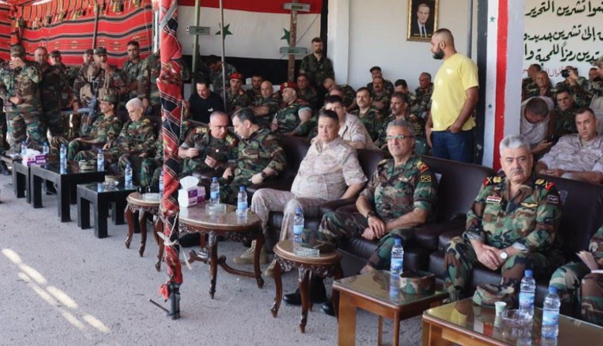 شقيق الرئيس السوري، ماهر الأسد، في استعراض عسكري - إنترنت