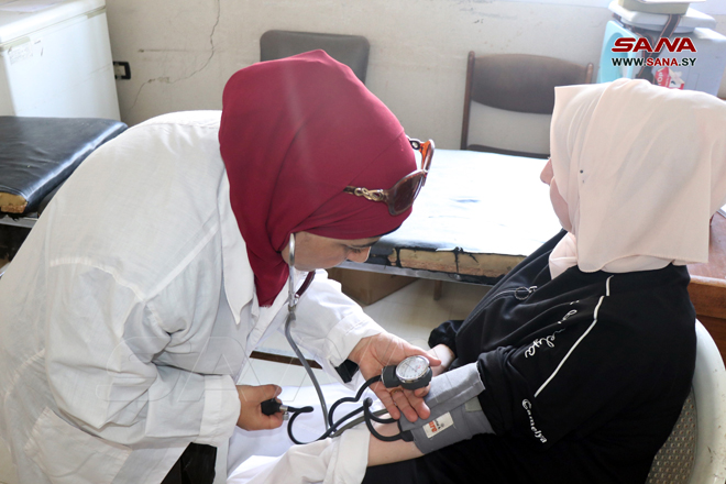 أطلقت وزارة الصحة السورية، ما أسمتها بـ "الحملة الوطنية لفحص ضغط الدم" - "سانا"