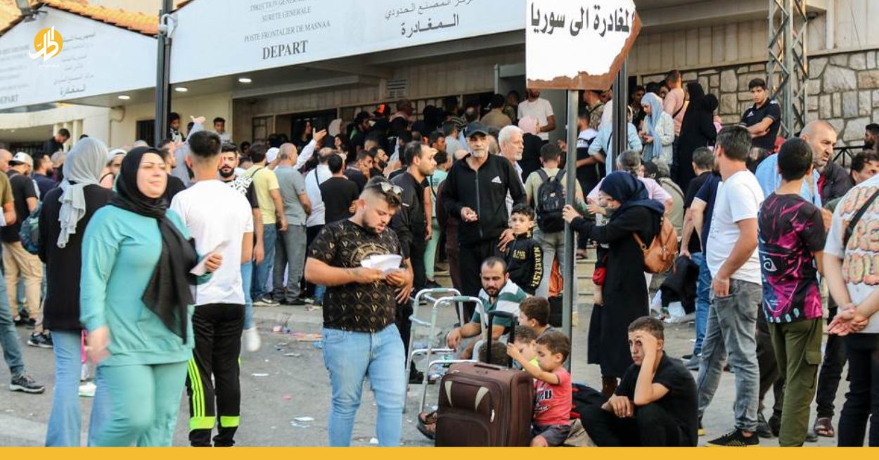 استمرار تدفق اللاجئين اللبنانيين إلى سوريا.. كم بلغ عددهم؟