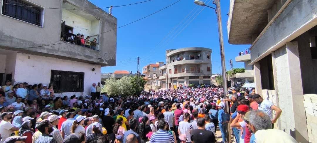 مظاهرات لأبناء الطائفة المرشدية في مدينة حمص - إنترنت