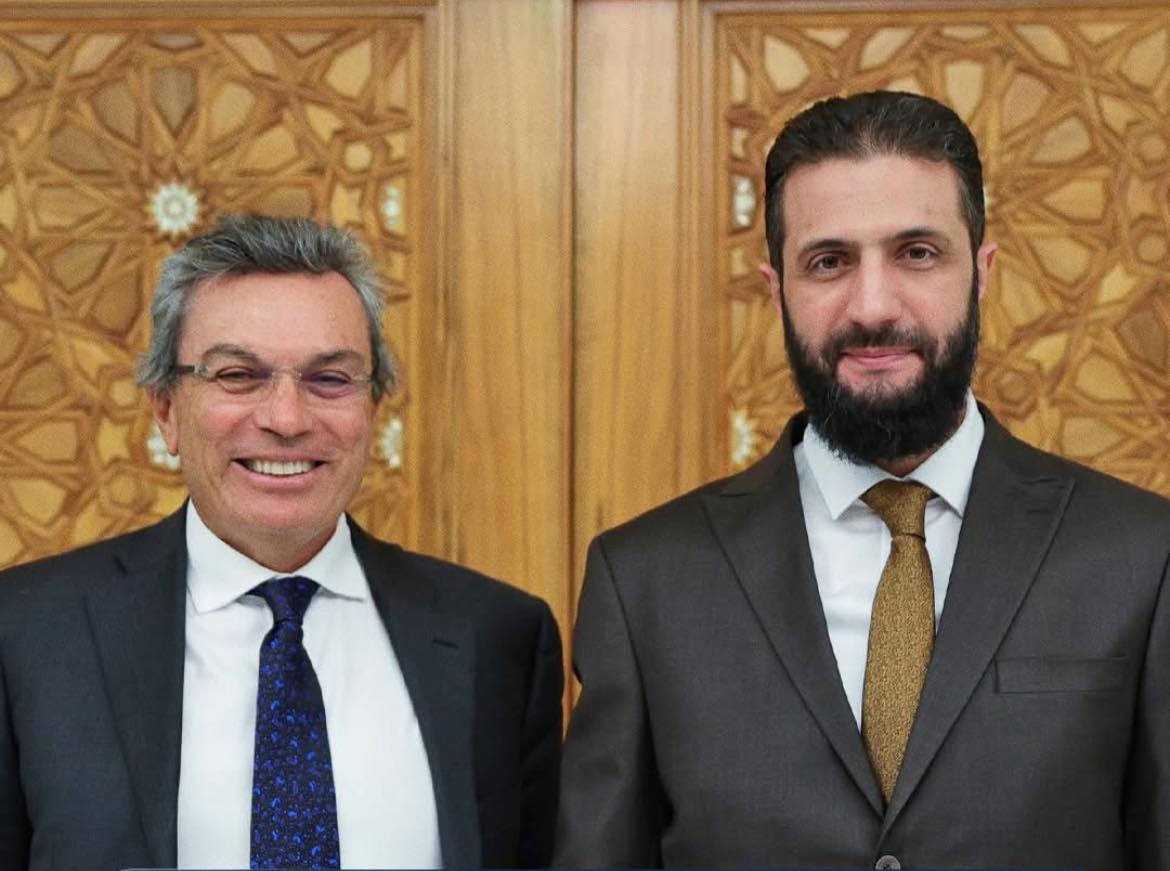 اللقاء بين أحمد الشرع وأيمن الأصفري