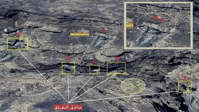 كشف تحقيق ميداني أن جماعة "الحوثي" عملت خلال الأشهر الماضية، على إعادة توطين الأسلحة والأصول الاستراتيجية، في شبكة من المخابئ والتحصينات الميدانية المنتشرة، عبر مرتفعات شمال اليمن.