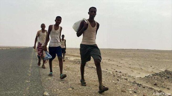 تعرض مئات المهاجرين غير الشرعيين القادمين من القرن الأفريقي، إلى عمليات عنف وتنكيل على يد مسلحي جماعة "الحوثي"، في أطراف محافظة صعدة الحدودية شمال اليمن.