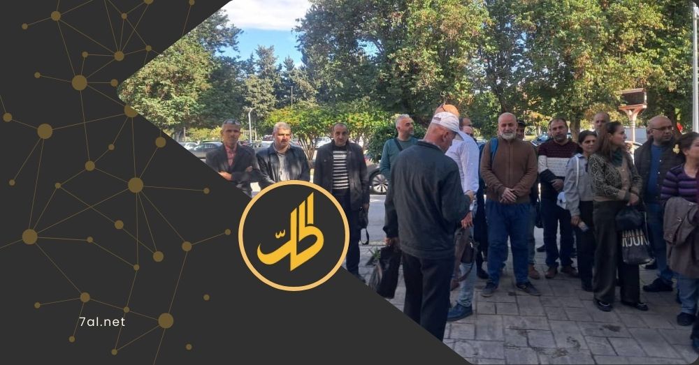 اعتصام موظفي مرفأ طرطوس رفضاً لنقلهم لمعابر جرابلس والبوكمال