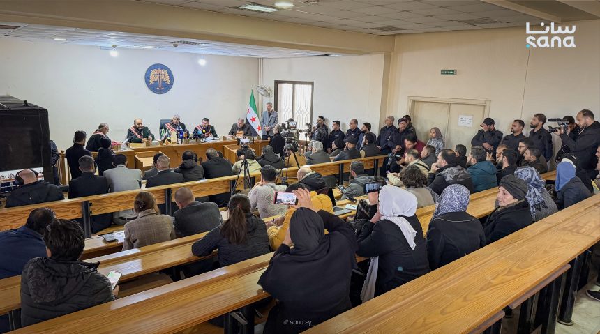 الجلسة العلنية الثاني لمحاكمة المتهمين بارتكاب انتهاكات خلال أحداث الساحل - سانا