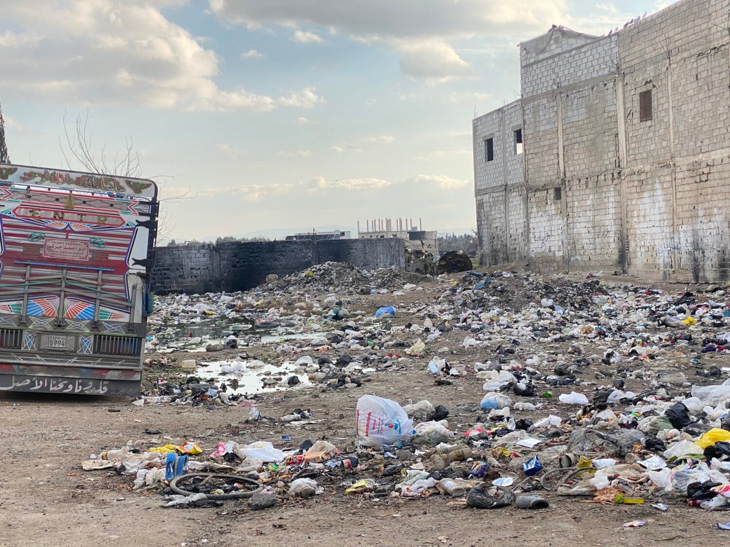 أزمة نفايات في بيادر نادر بدمشق "الحل نت"