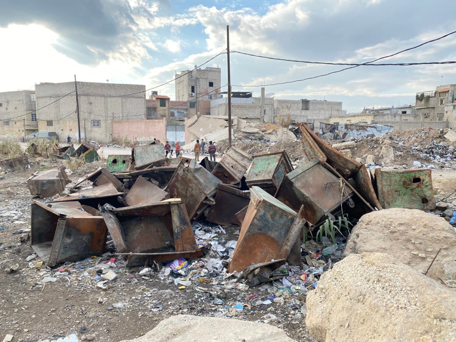 أزمة نفايات في بيادر نادر بدمشق "الحل نت"