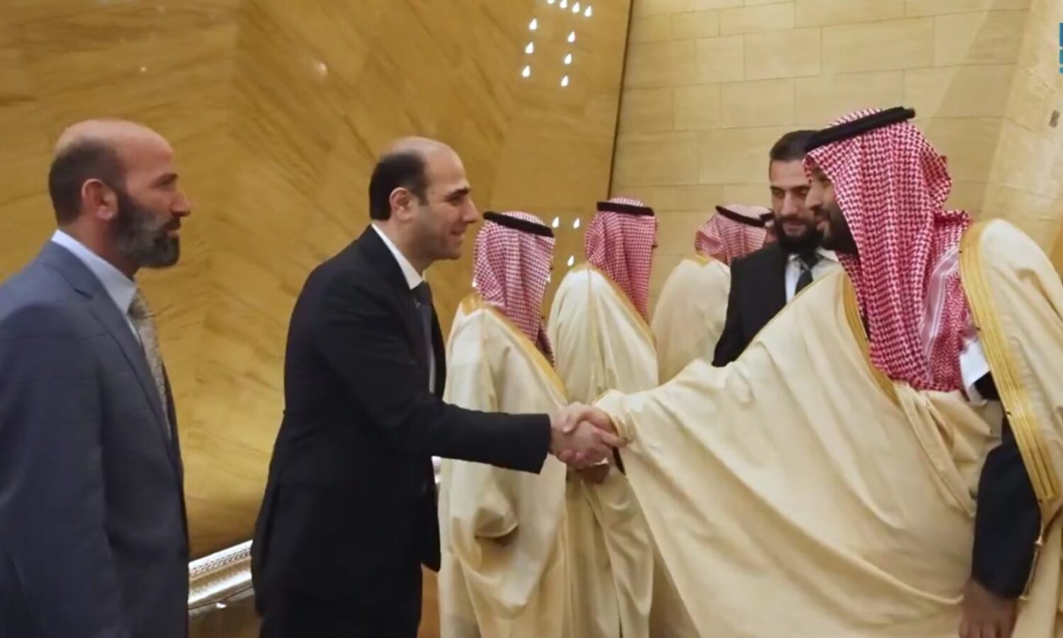 حازم الشرع خلال زيارة الرئيس أحمد الشرع للمملكة العربية السعودية